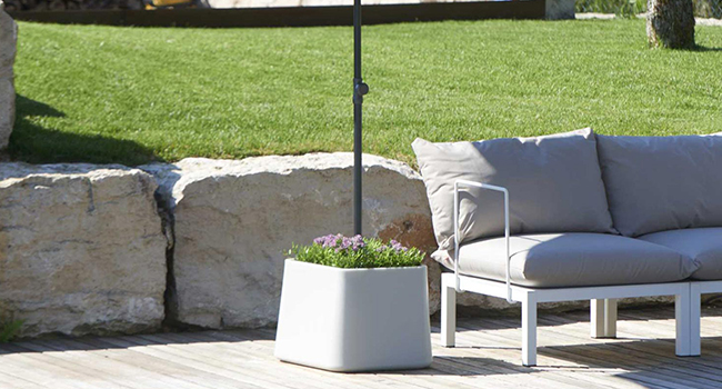 Jan Kurtz Sonnenschirme Fill Up Schirmständer im Garten