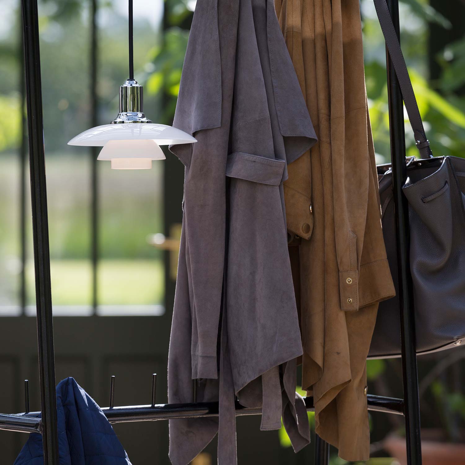 Louis Poulsen PH 2 1 pendelleuchte chrome garderobe 106126