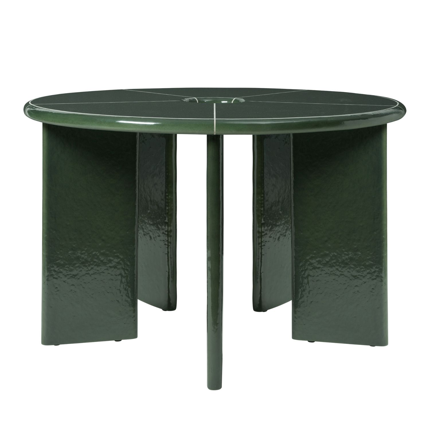 Ferm Living - Deya Tisch dunkelgrün
