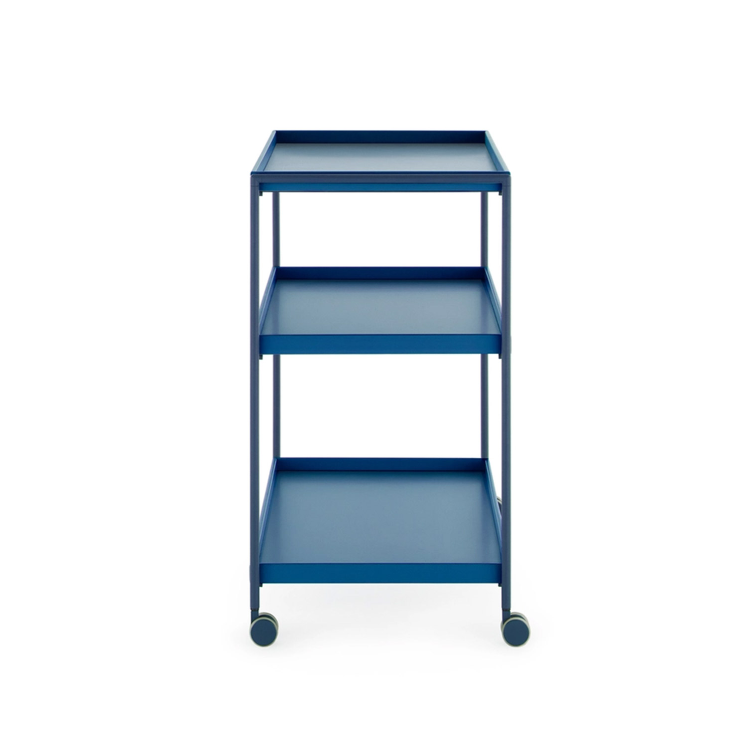 Kartell - Trays Servierwagen lackiert weinrot