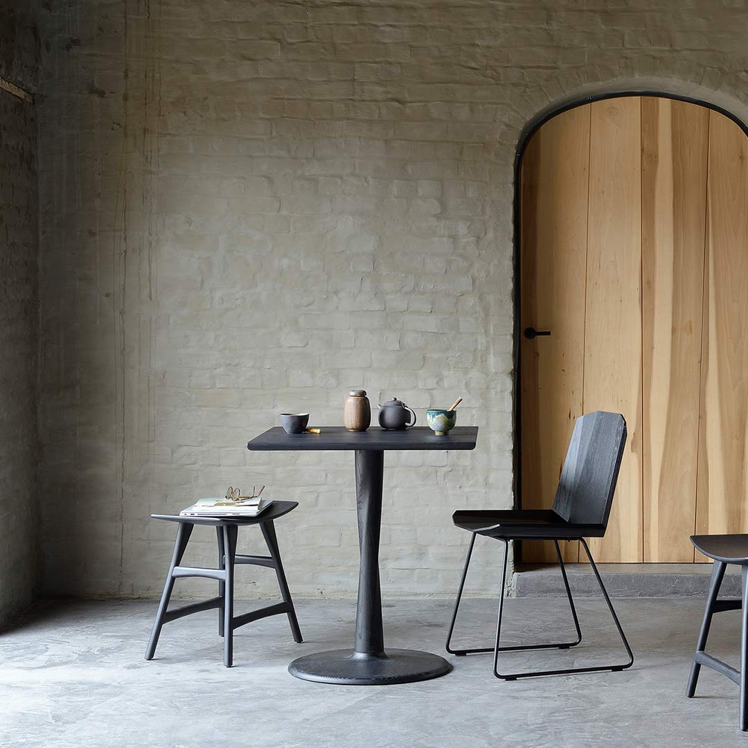 torsion tisch ethnicraft ambiente quadratisch schwarz 88742