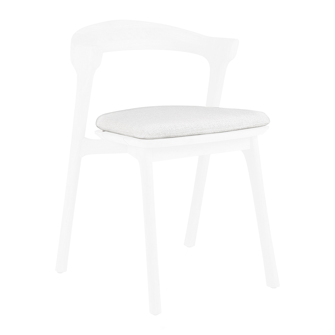 ethnicraft box sitzkissen fuer stuhl draussen freisteller weiches weiss 84315