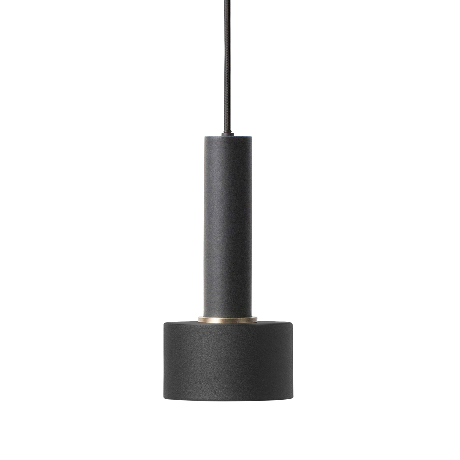 ferm living disc schwarz mit socket high 61695