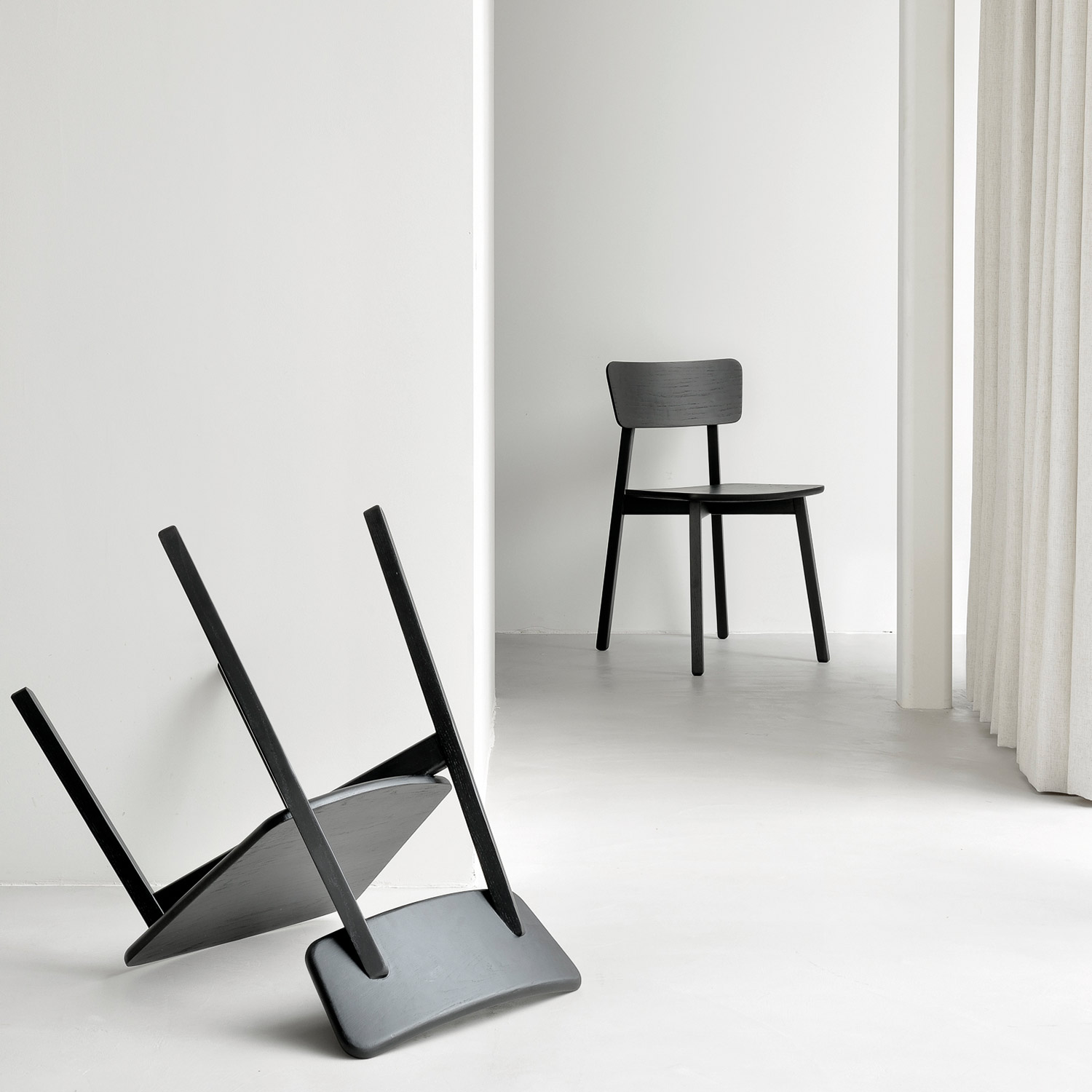 ethnicraft casale stuhl schwarz ambiente 88245