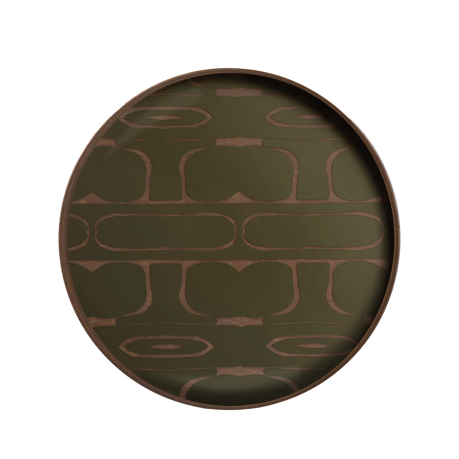 Ethnicraft - Second Nature Tablett rund mini