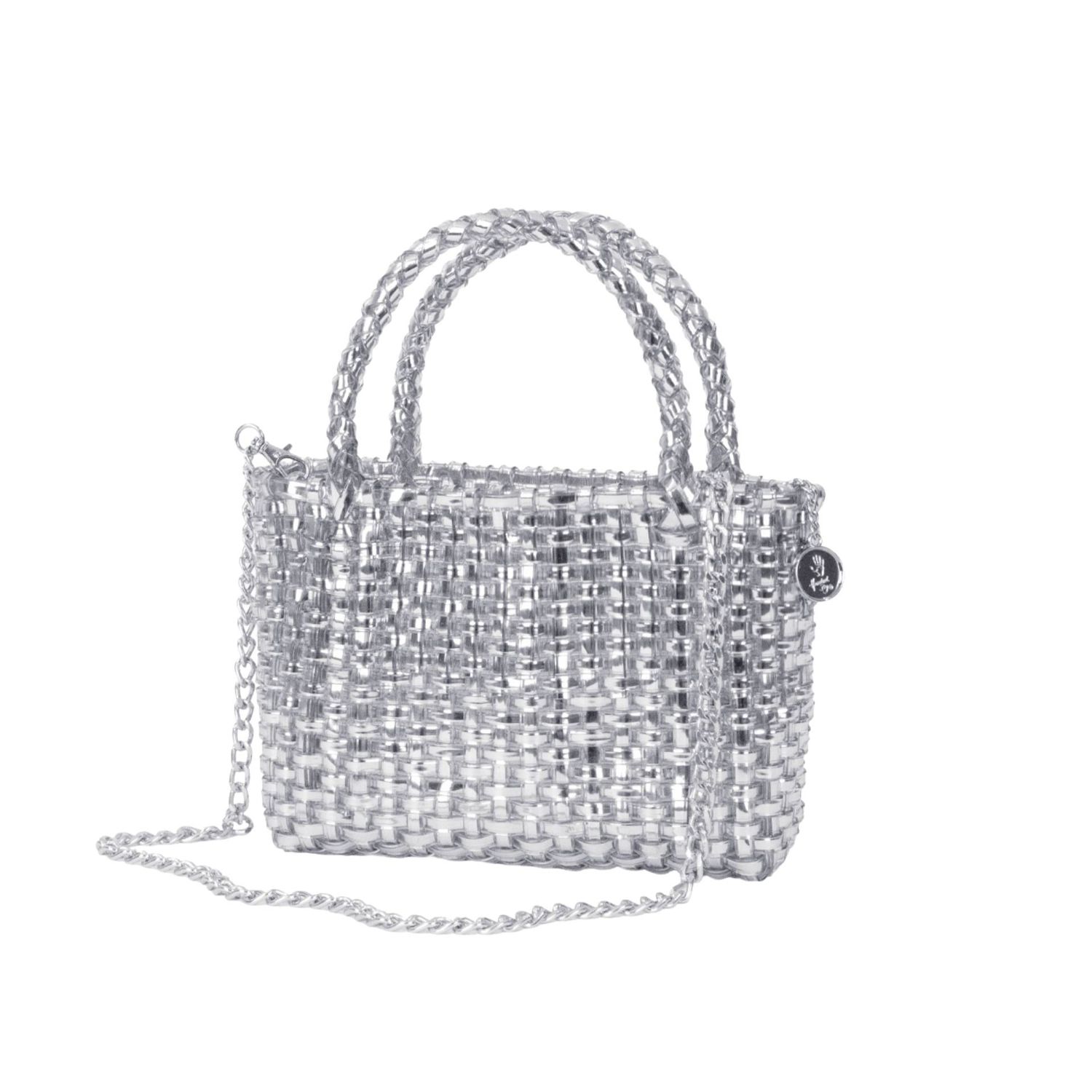 Handed By - Gigi Handtasche silber