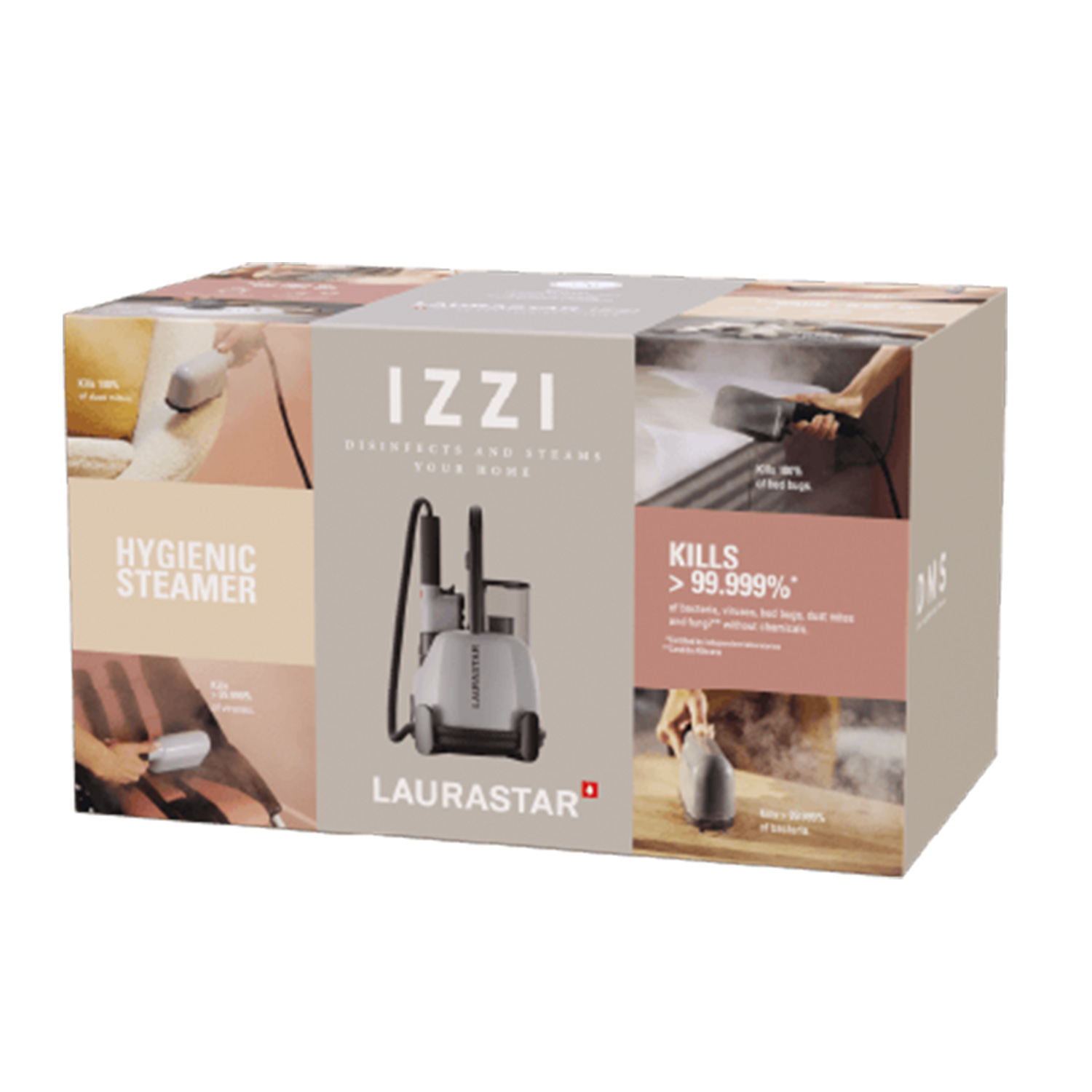Laurastar Izzi Steamer Cart Bundle Karton 104693