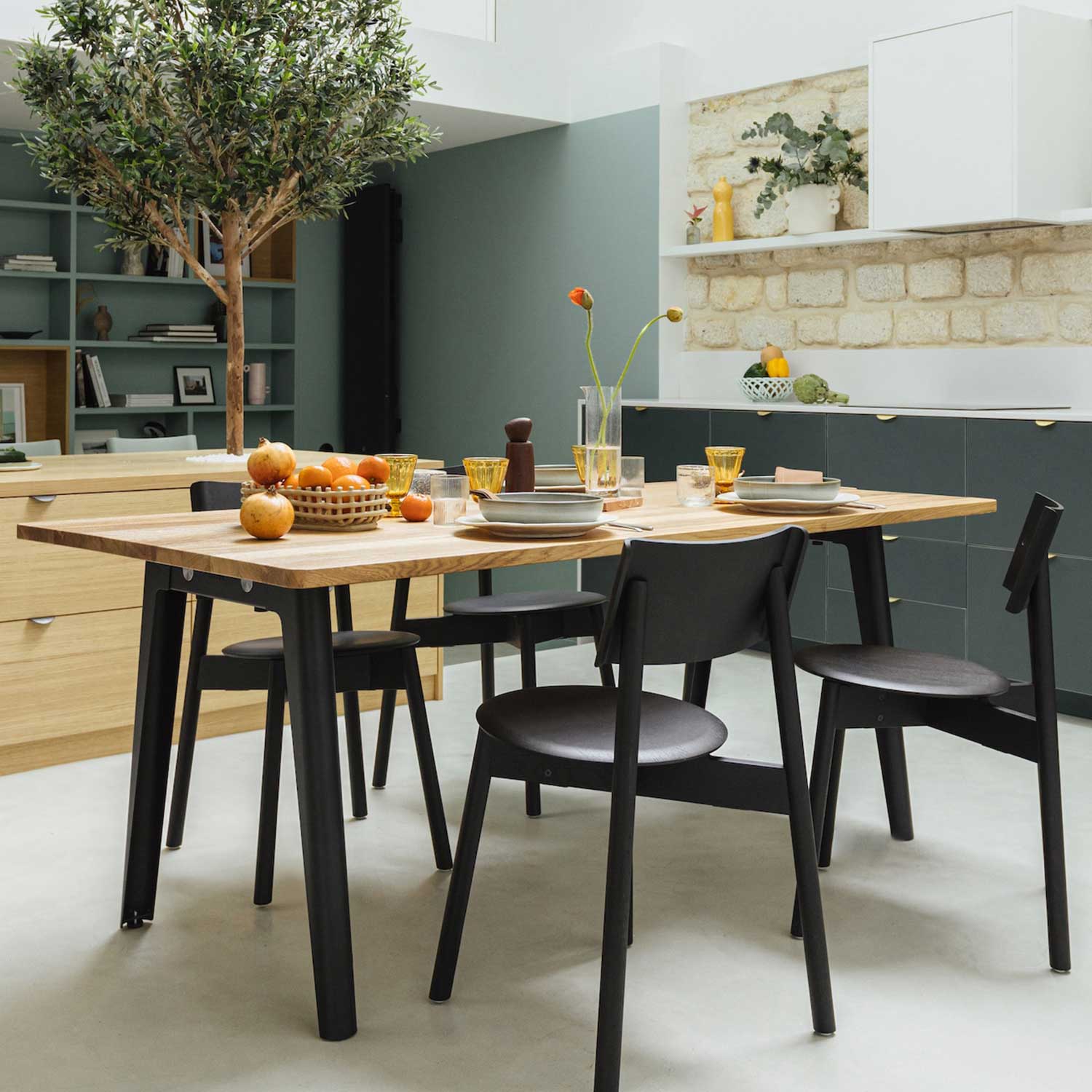 Tiptoe - SSD Stuhl Vollholz mohnrot