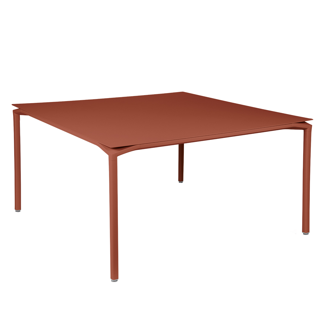 fermob calvi tisch 140x140 ockerrot 20 77896