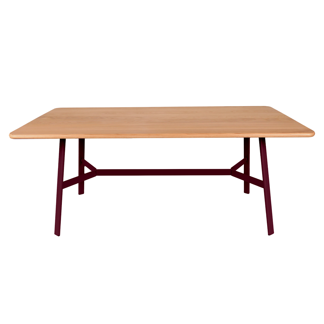 Fermob - So'O Tisch Eiche 180x90 cm schwarzkirsche