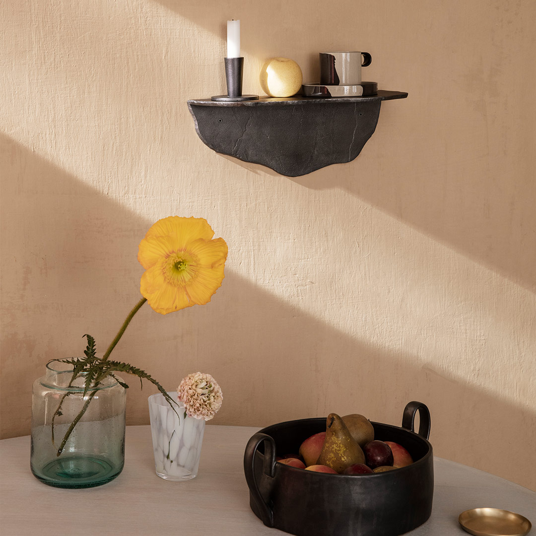 ferm living hoy kerzenhalter low fracture regal 69792