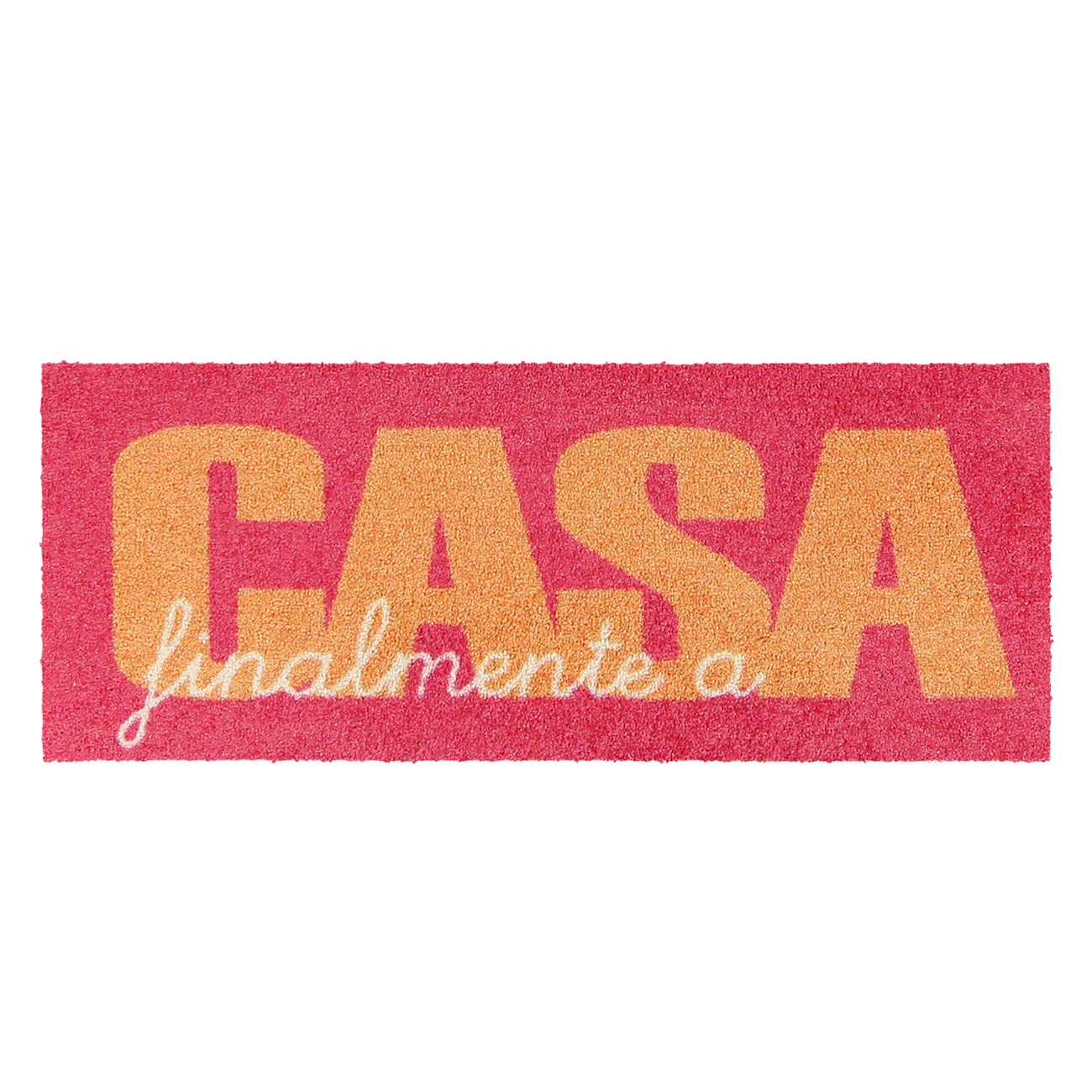 Salonlöwe - Casa Type pink-orange 30x75 cm Fußmatte