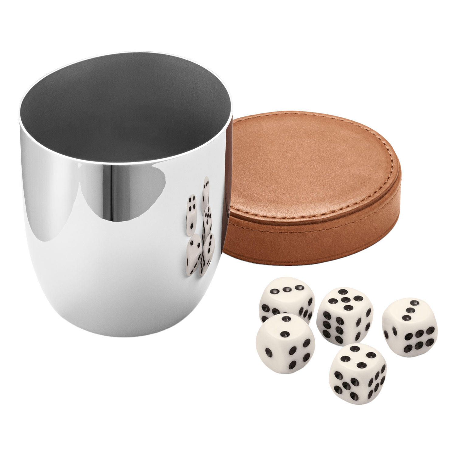 Georg Jensen - Sky Würfelbecher & Würfel