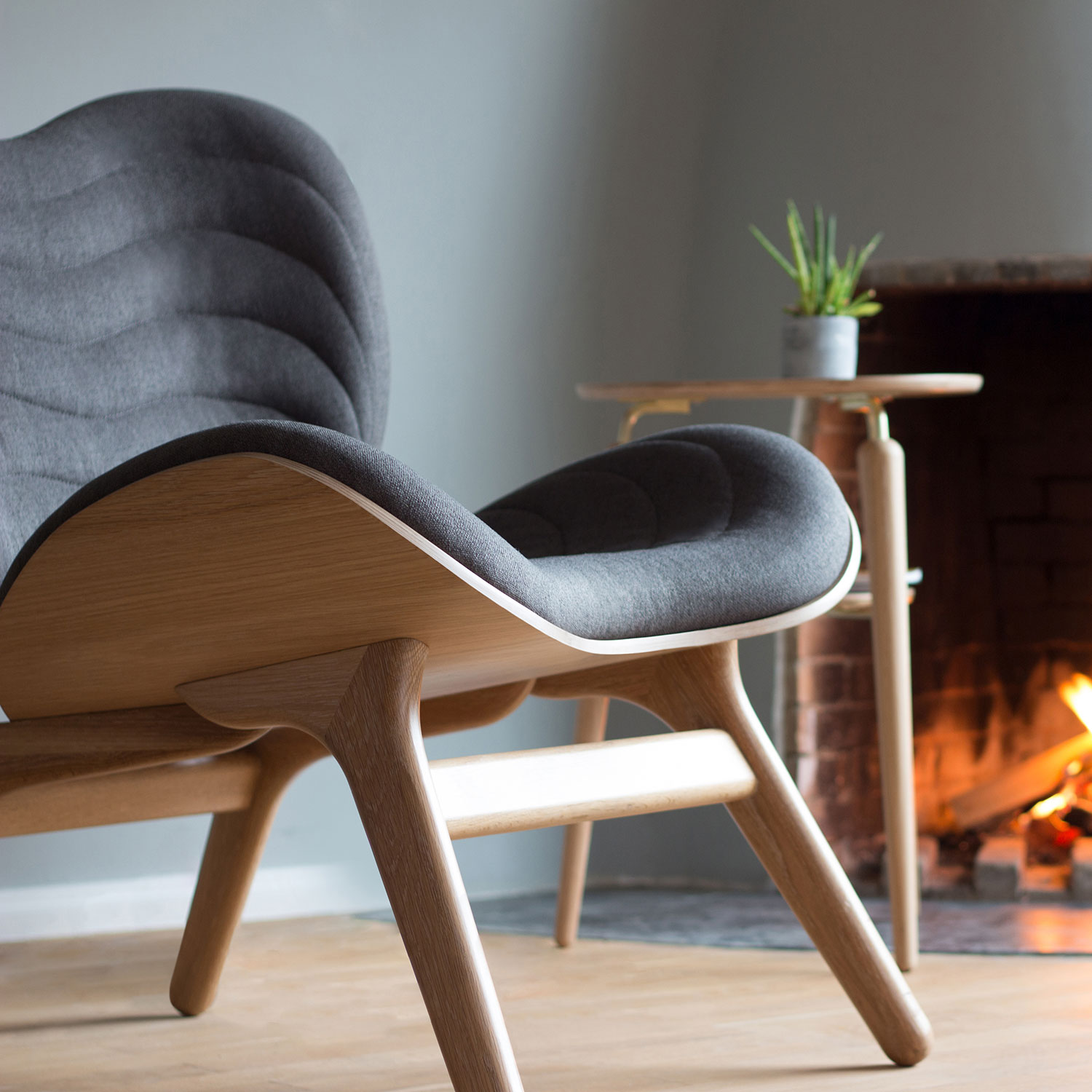 umage conversation piece eiche hell slate grey detail 58468