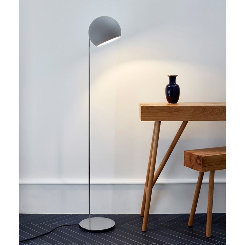 tilt globe stehlampe grau nyta 64579
