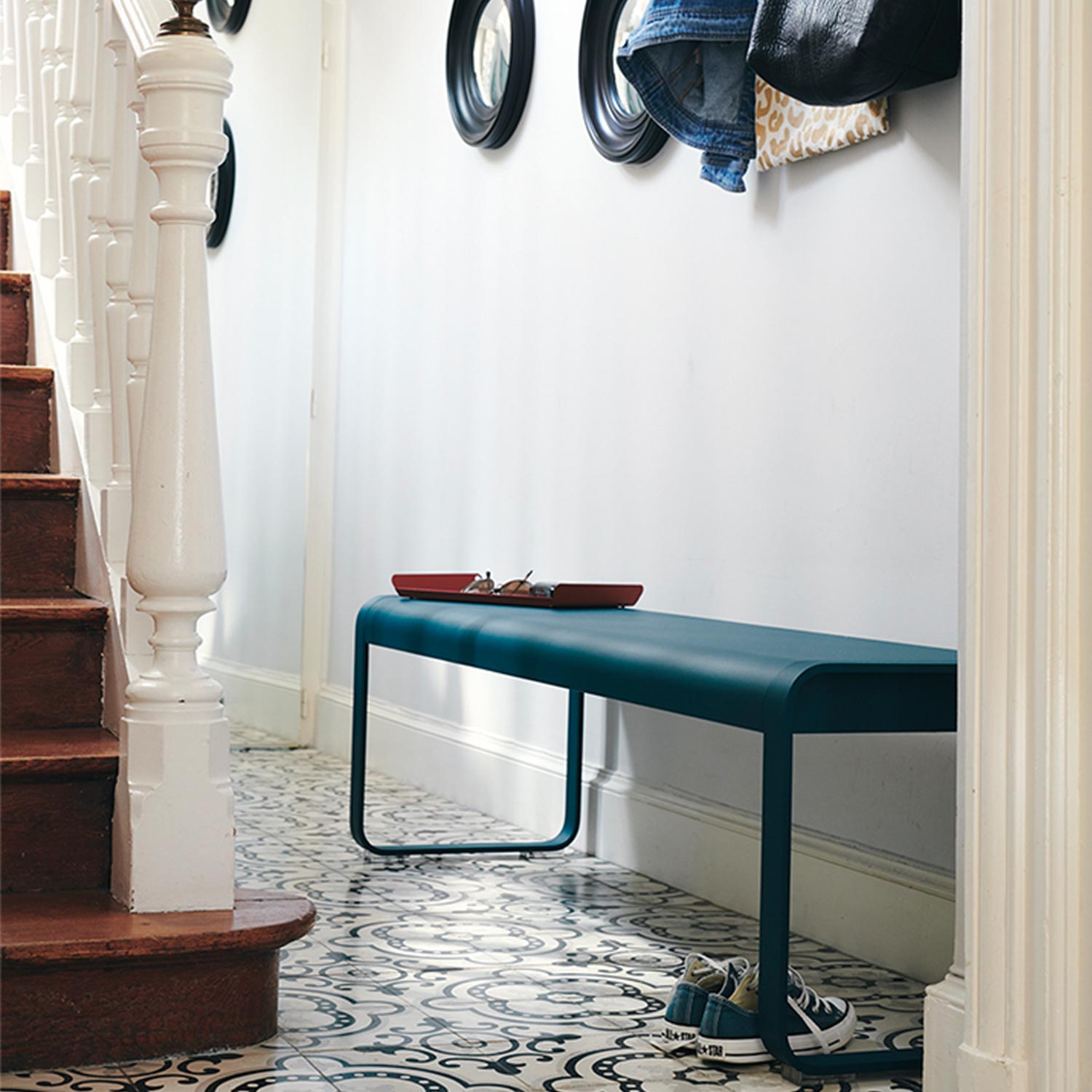 fermob bellevie tisch 196cm acapulcoblau garderobe 64828