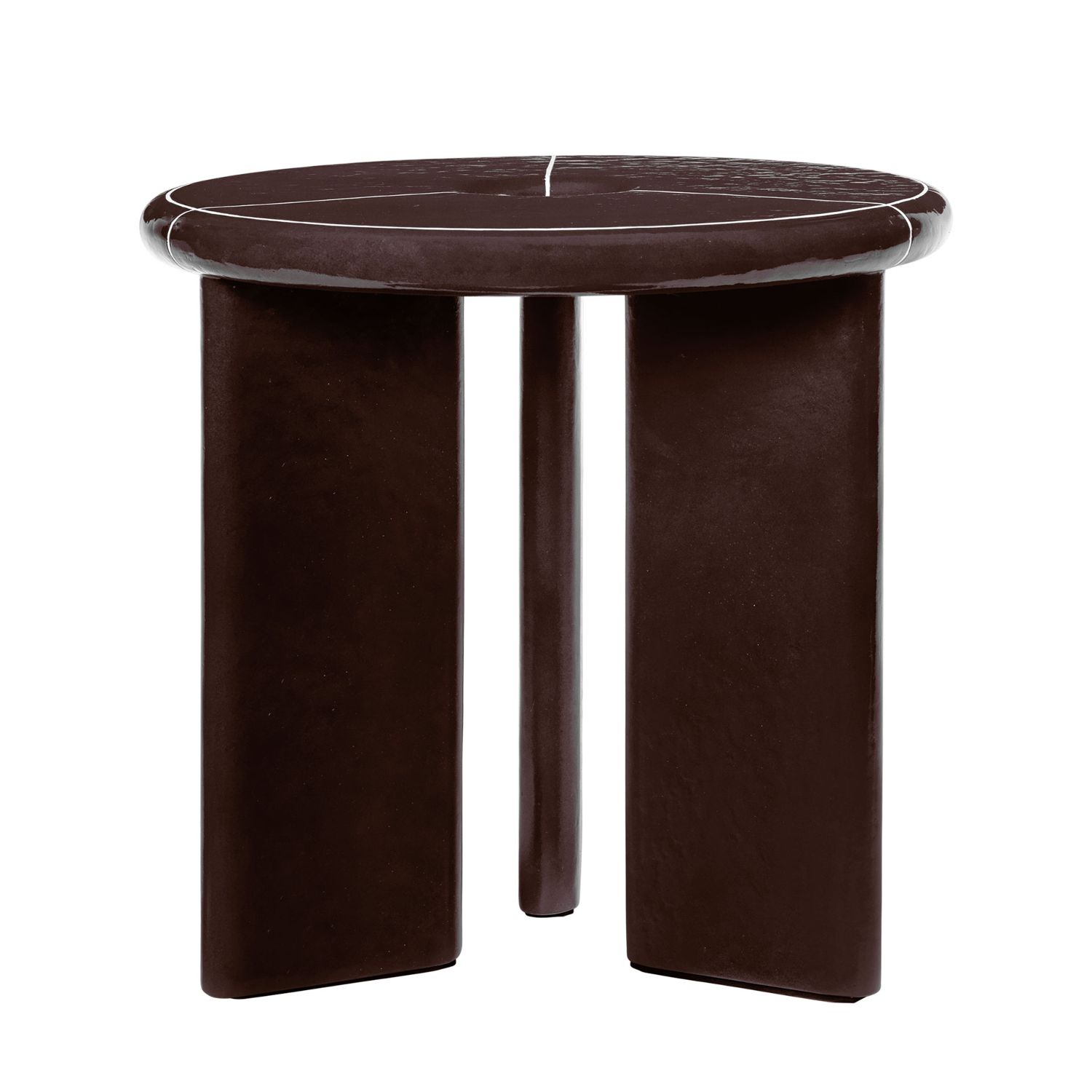 Ferm Living - Deya Beistelltisch 47 cm chestnut brown