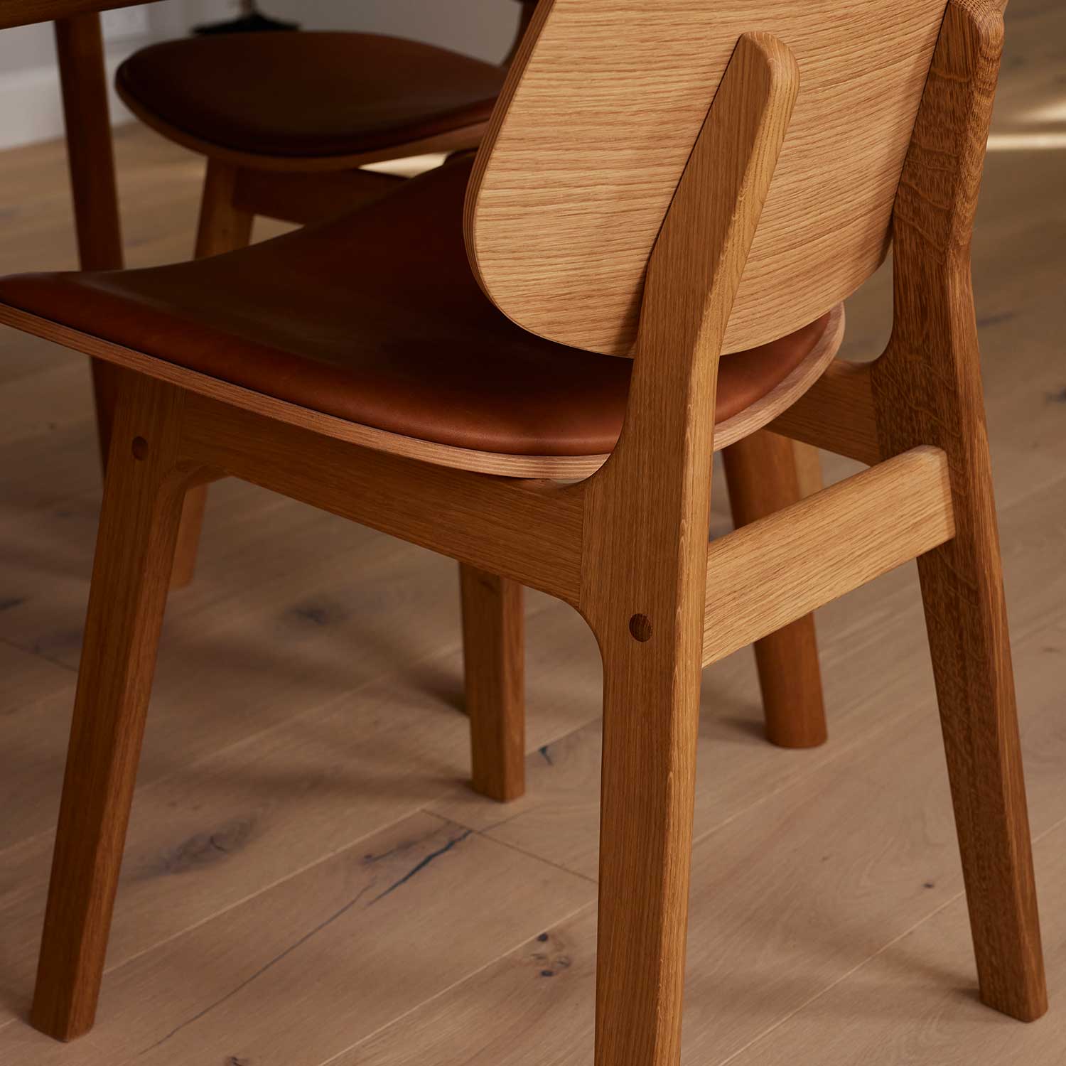 Ro Collection - Pandora Stuhl oak schwarz lackiert