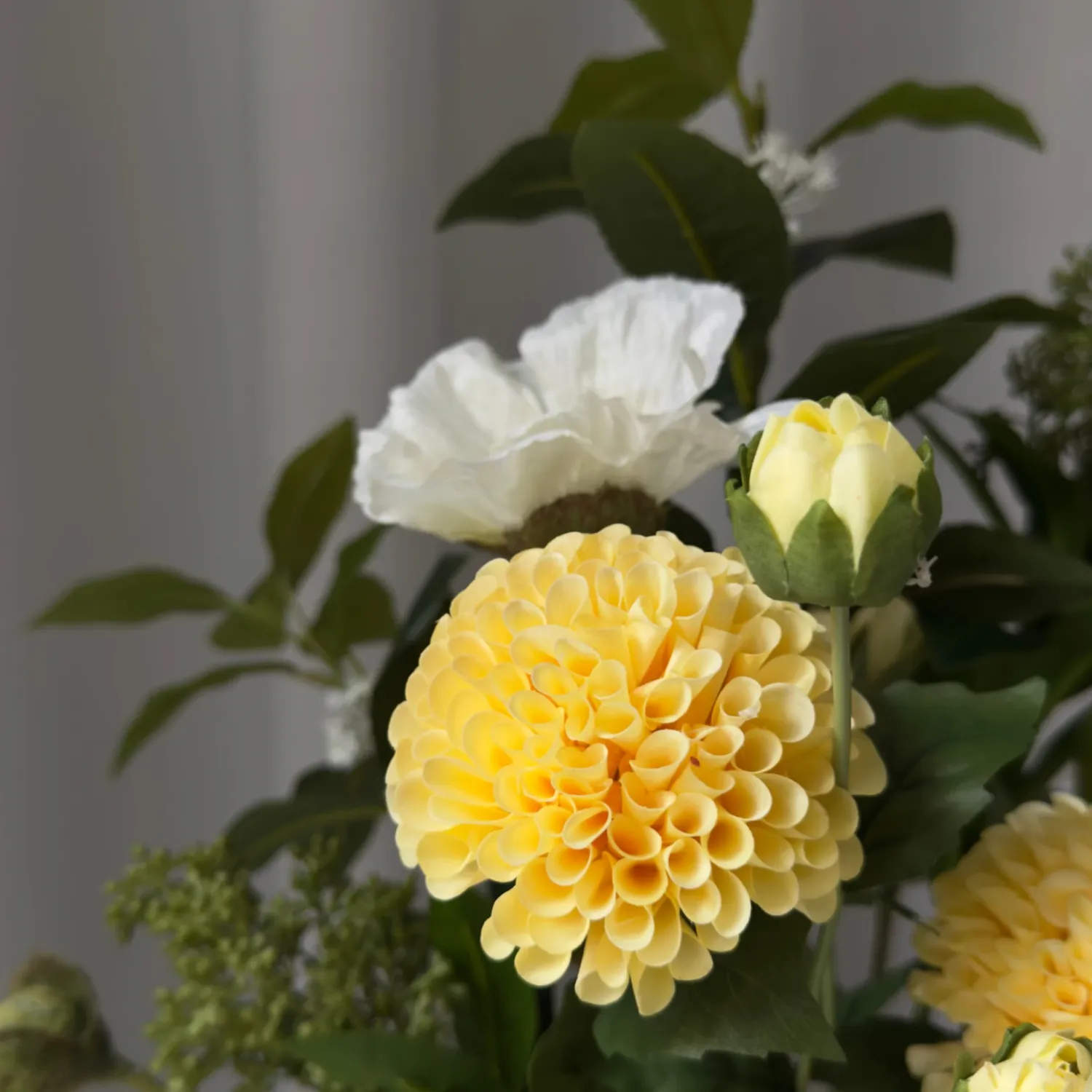 BLOOM OBJECTS - Soft Yellow Kunstblumenstrauß