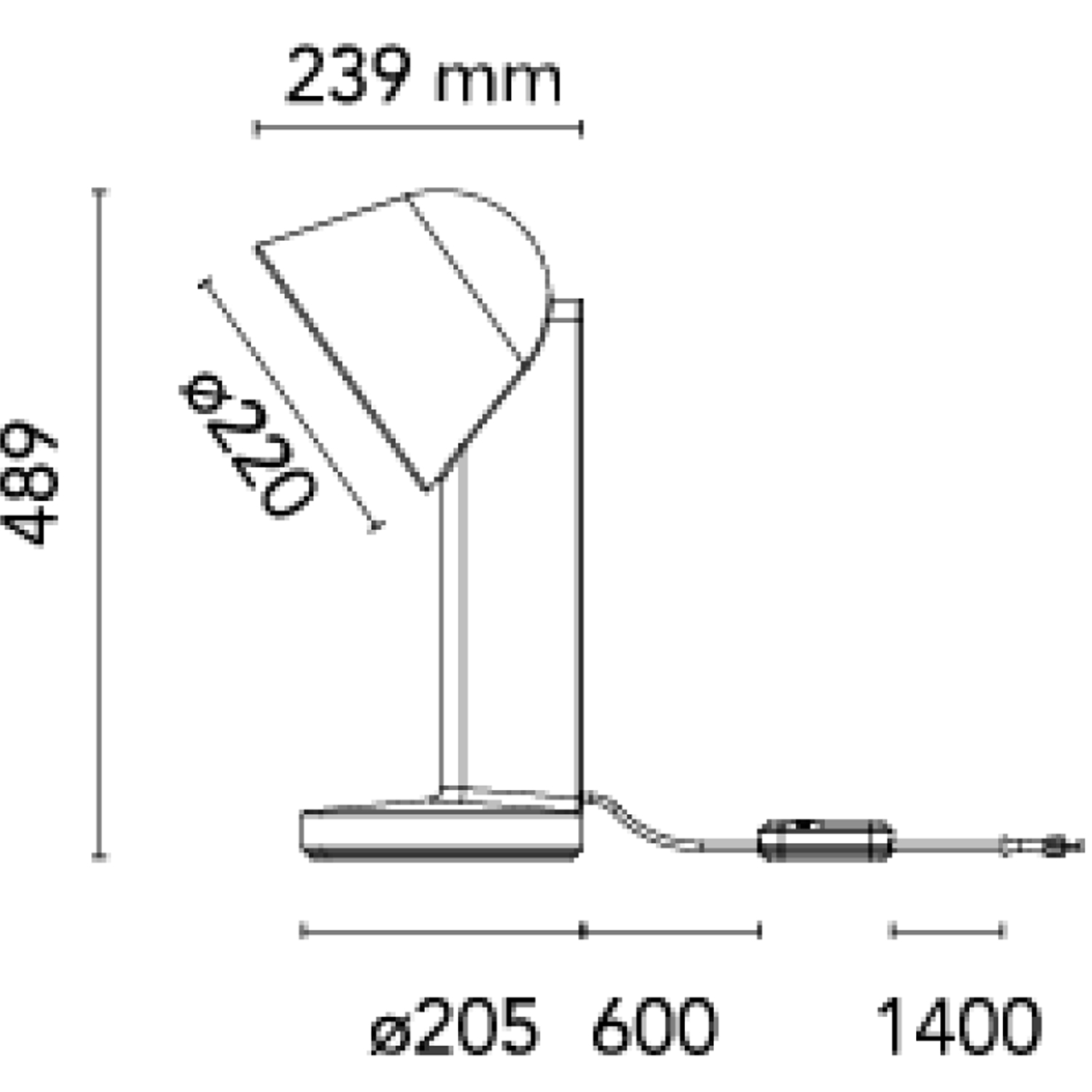 flos ceramique tischleuchte down masse 97986