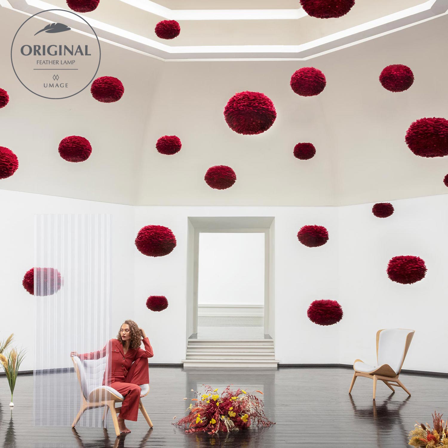 umage eos red pendelleuchte 75706