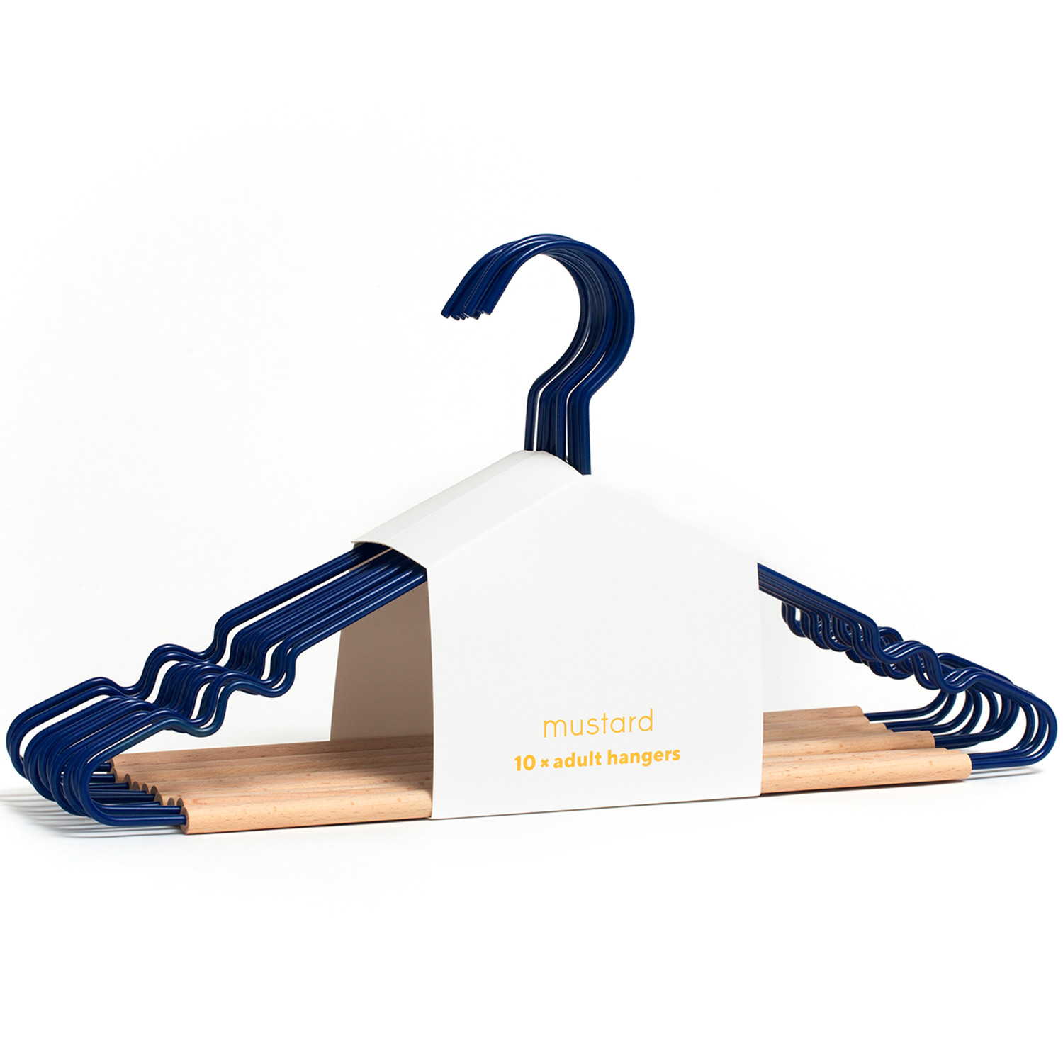 mustard made adult top hangers kleiderbuegel navy 97060