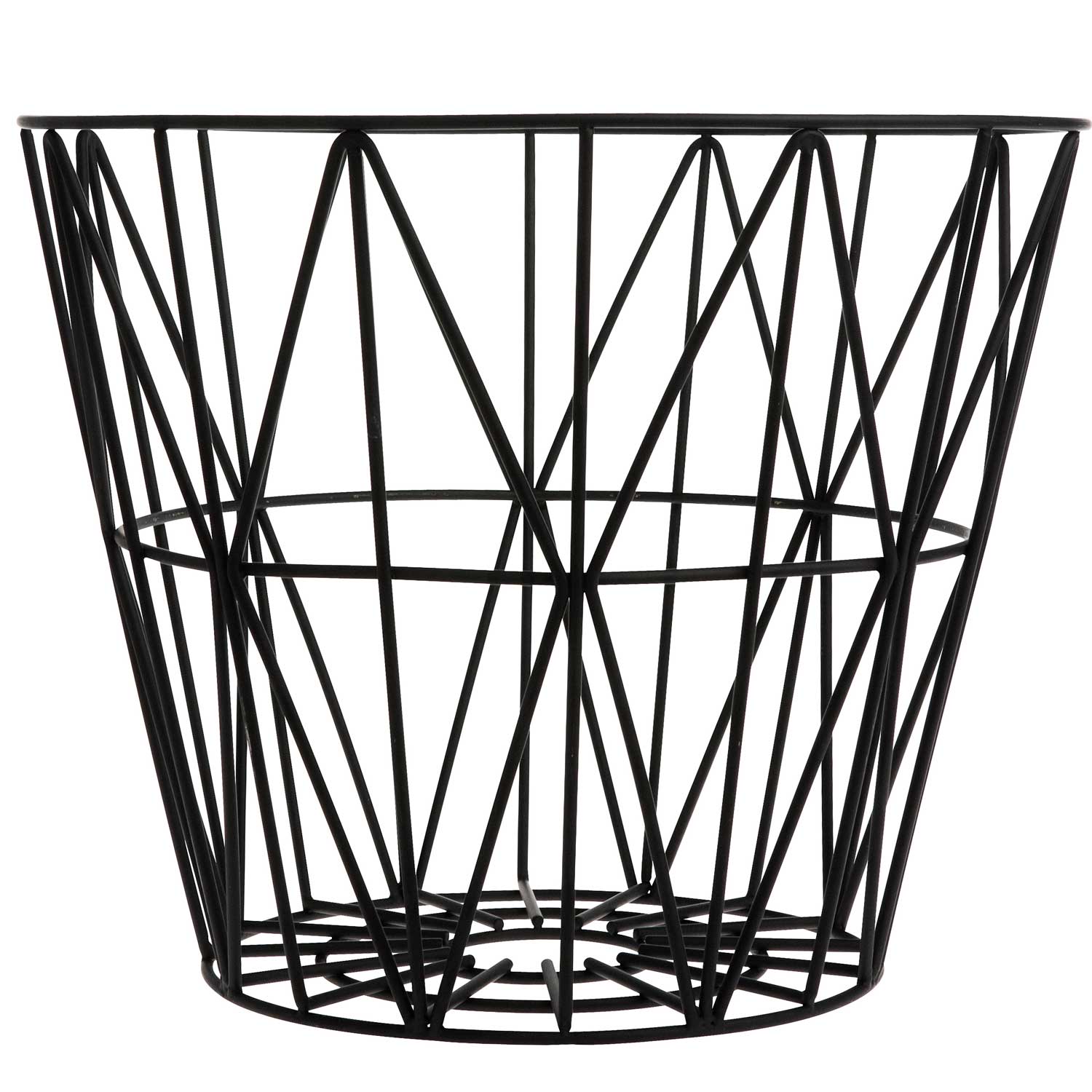 ferm wire basket large schwarz 3066 27158
