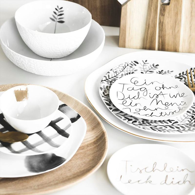 ein tag ohne dich tischlein deck dich karo aquarell raeder design mix and match teller