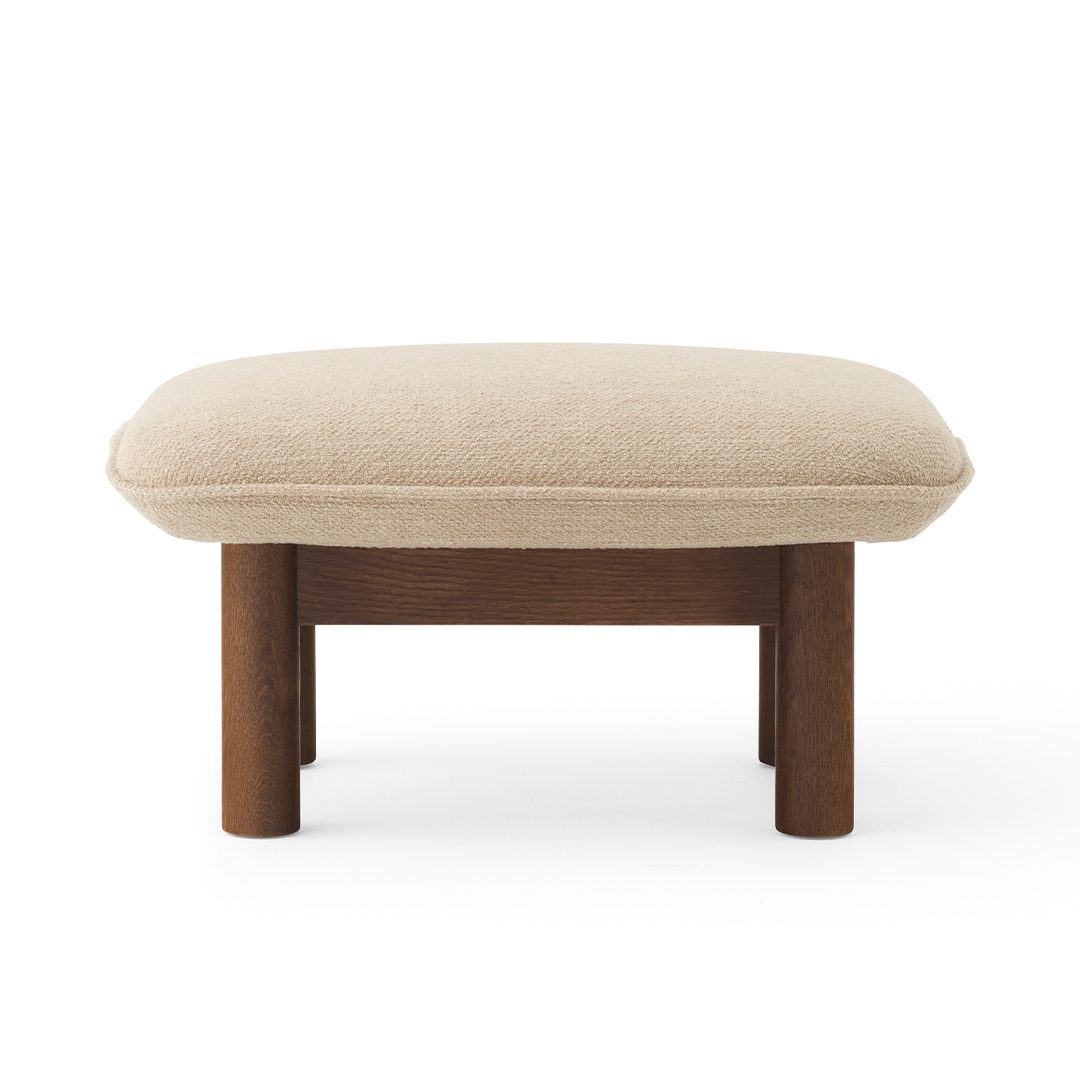 brasilia ottoman dark stained chair 79865