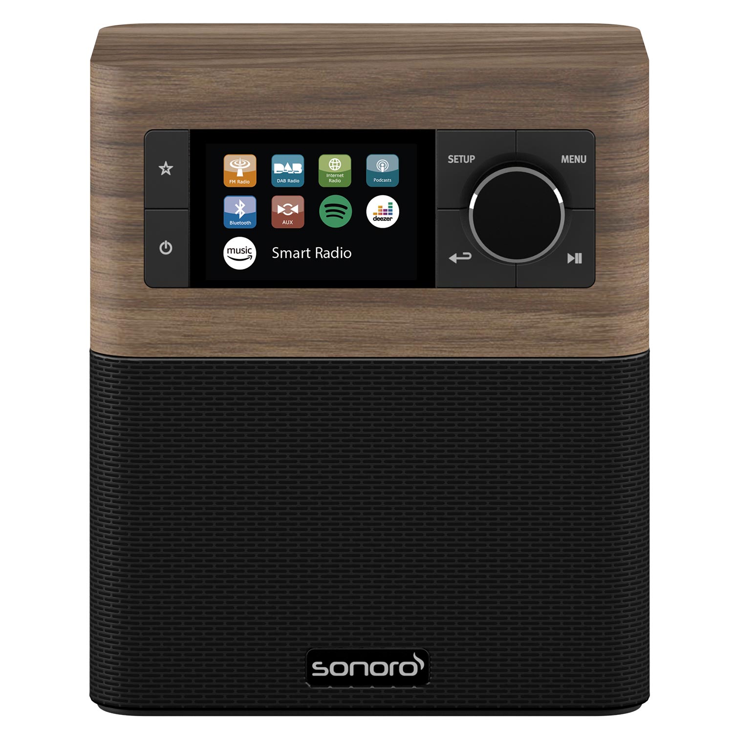 sonoro stream walnuss frontal 87370