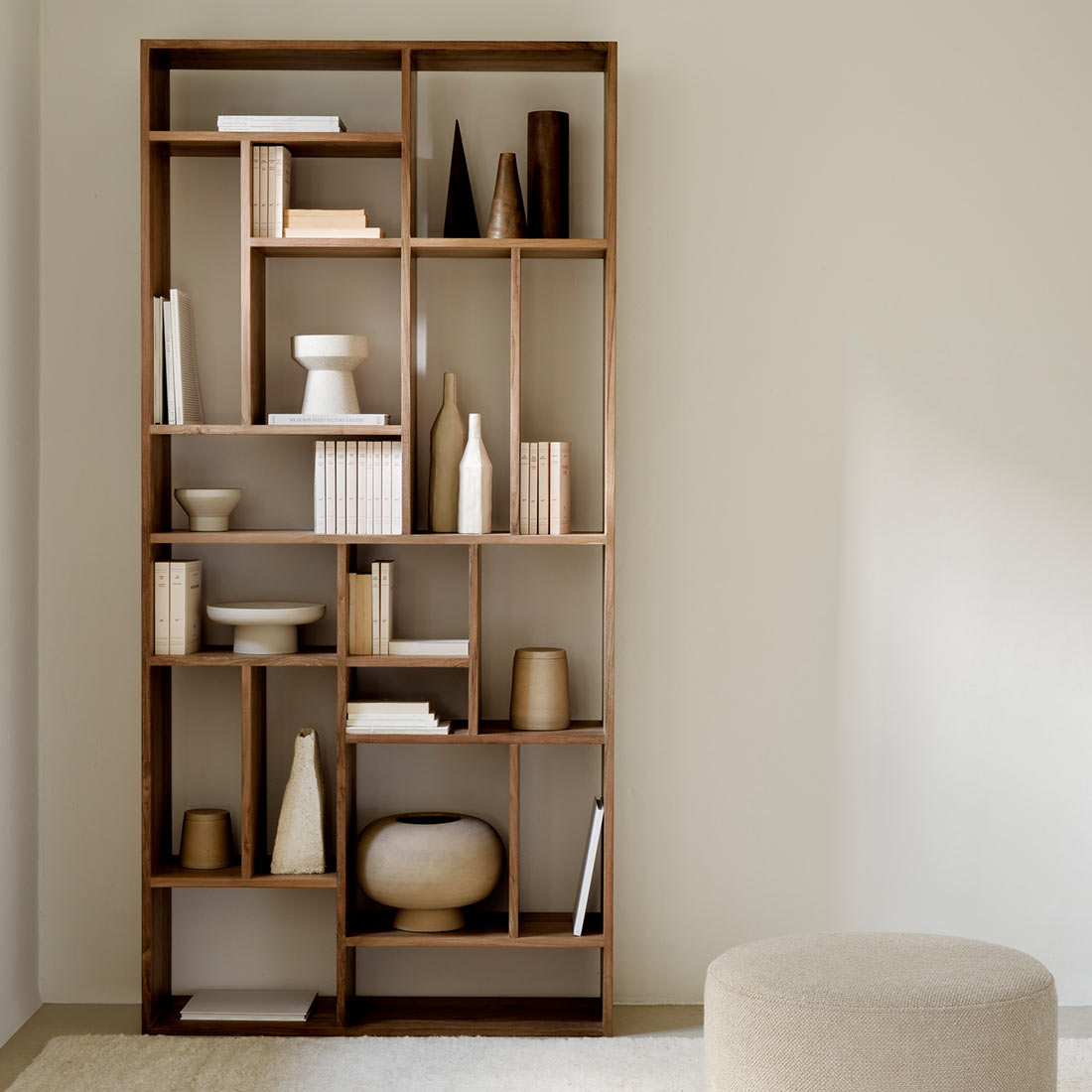 ethnicraft m regal hoch teak 14201 ambiente nah 89330