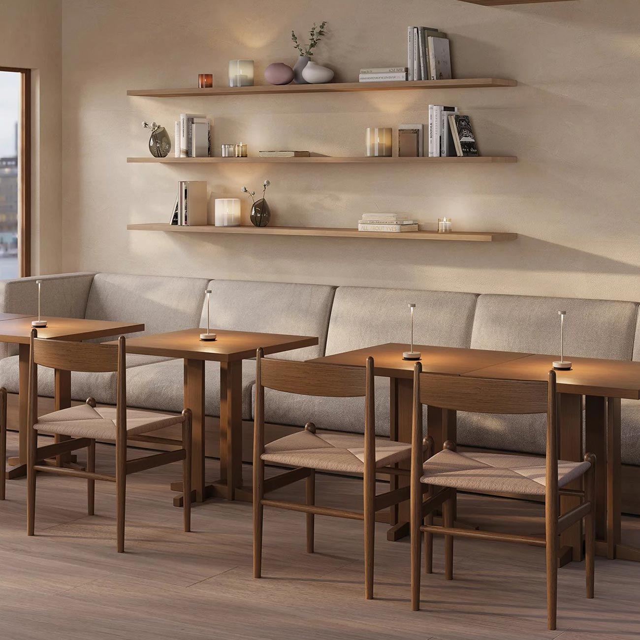 blomus - TURAS Mobile LED Leuchte silk gray