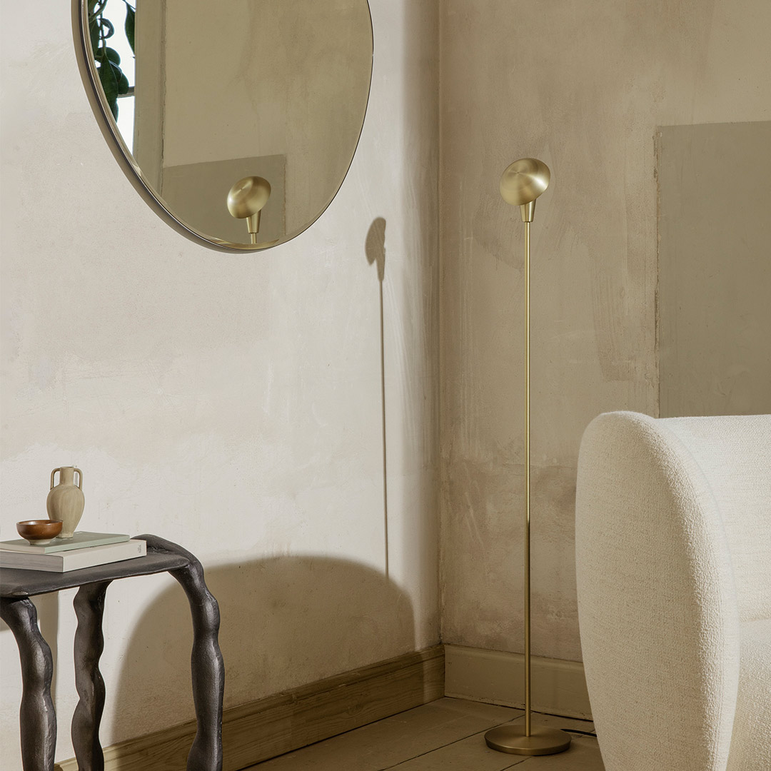 ferm living tiny stehleuchte pond spiegel 75037