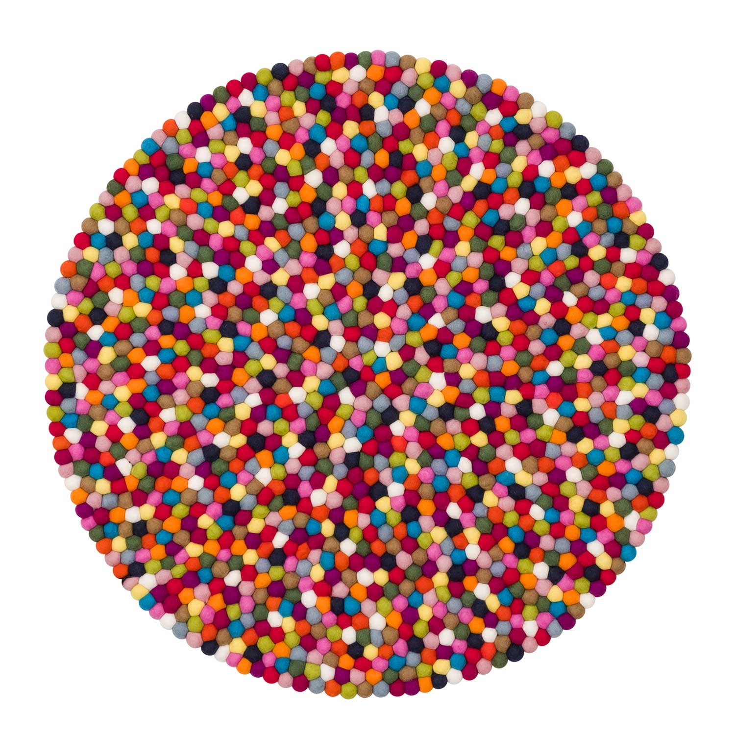 myfelt lotte filzkugelteppich rund klein 51891
