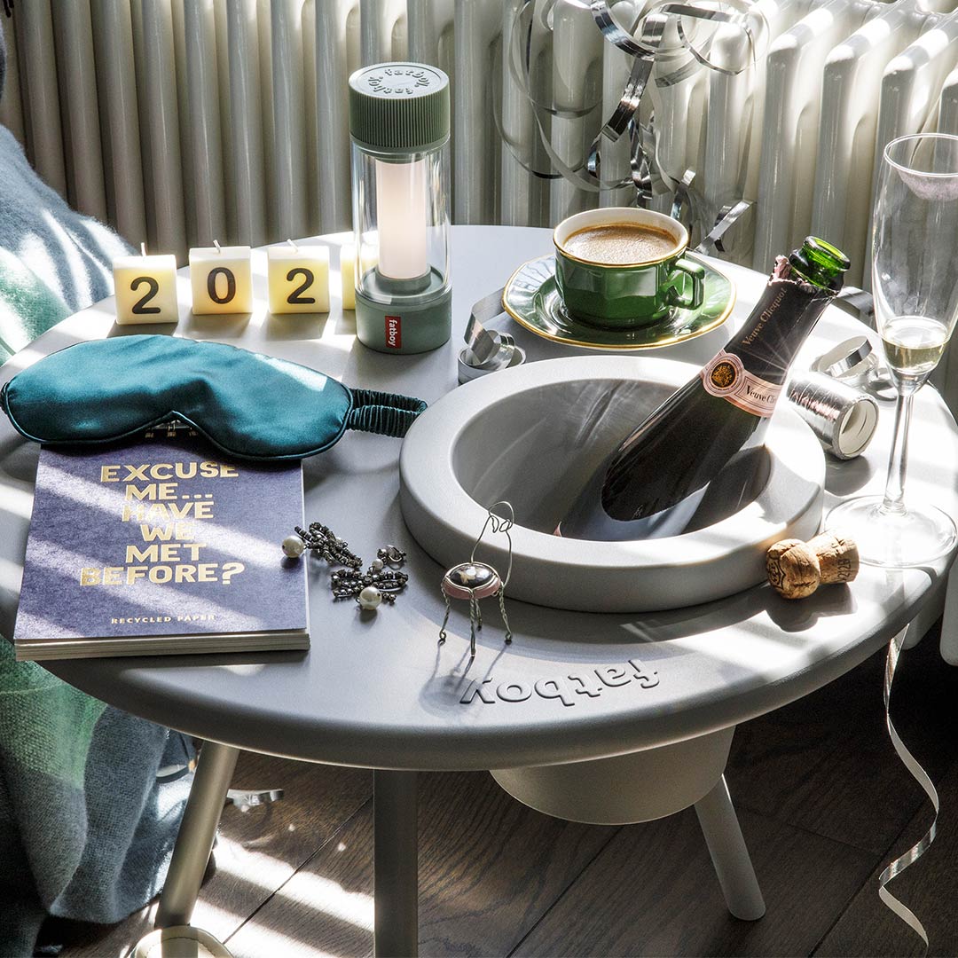 fatboy bakkes beistelltisch blumentopf sektkuehler 80118