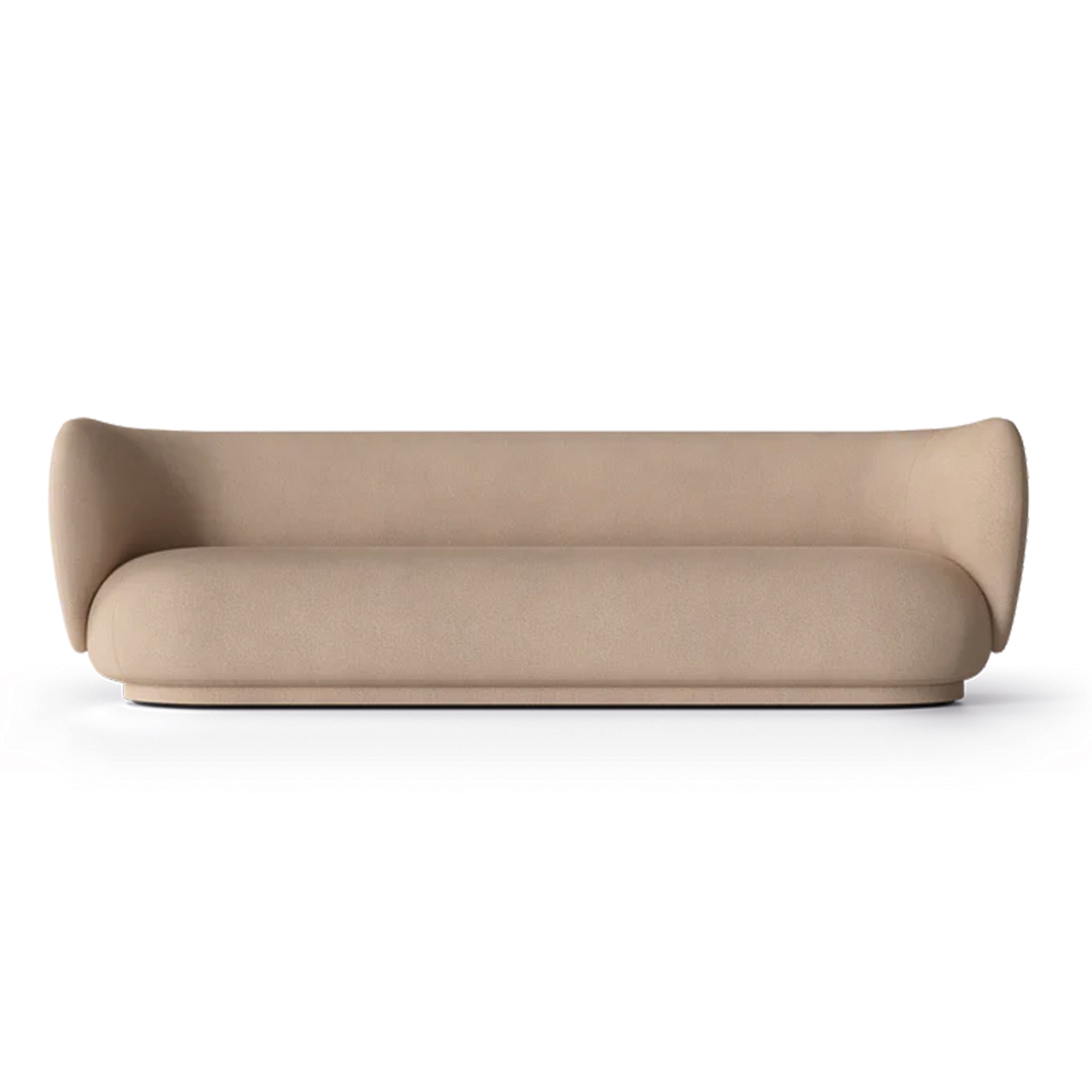 ferm living rico sofa 4 sitzer brushed sand freisteller 85083