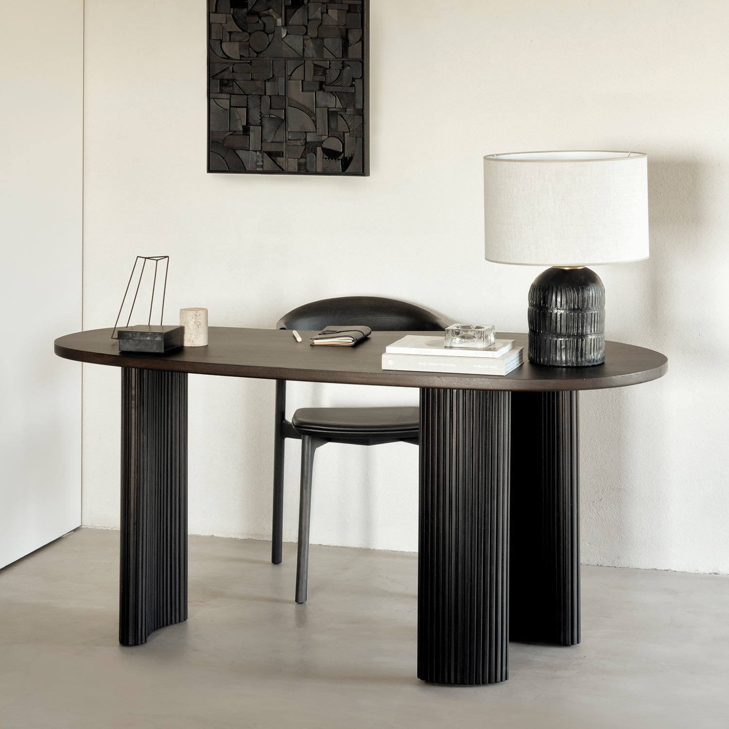 Ethnicraft - Boomerang Schreibtisch mahagoni