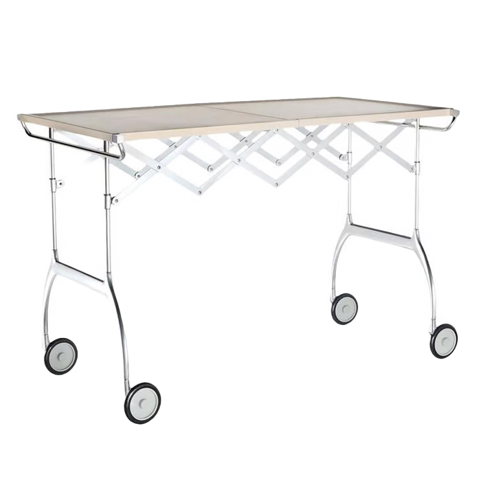 kartell battista servierwagen sahne 102351