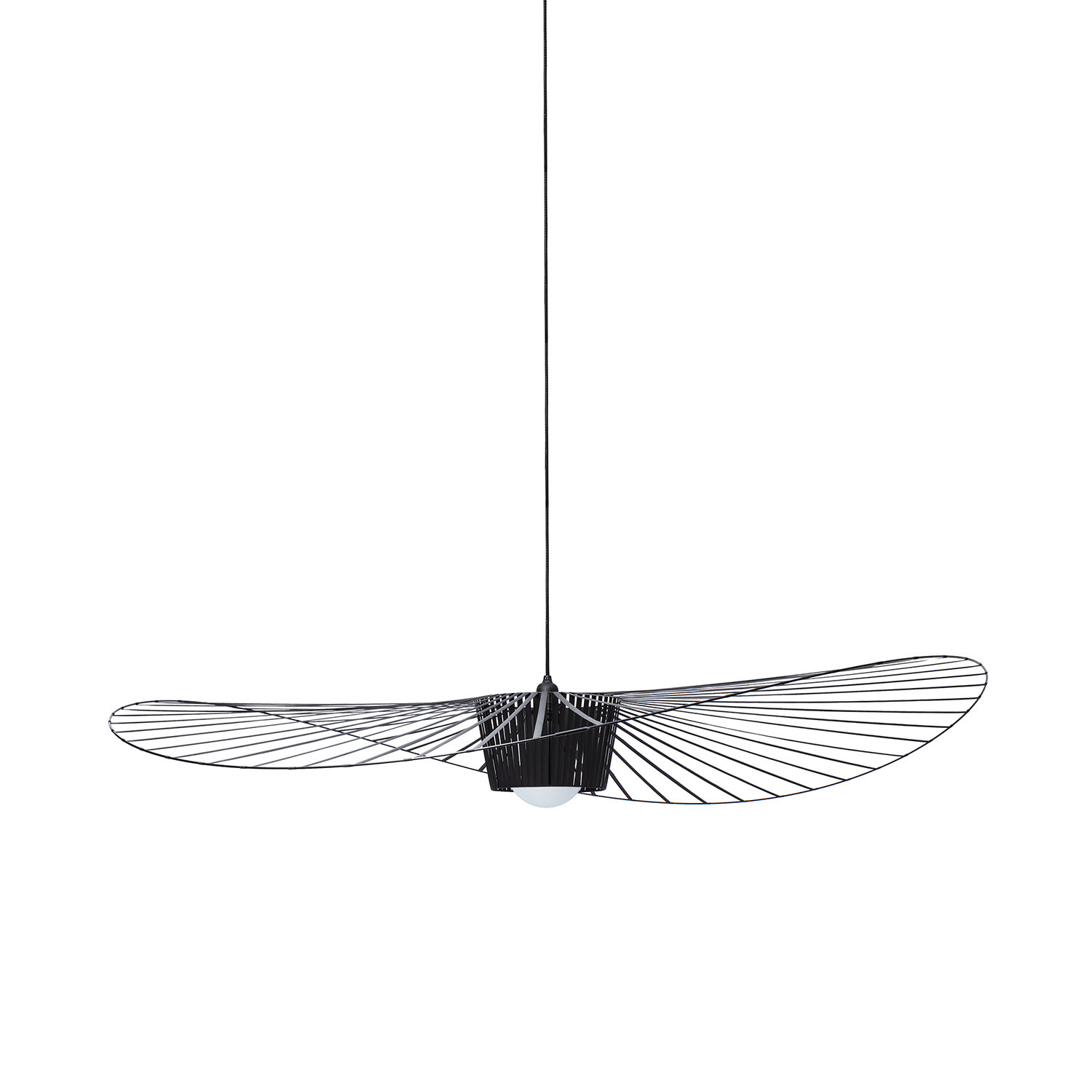 Schwarz Vertigo Lampe klein Petite Friture   95458