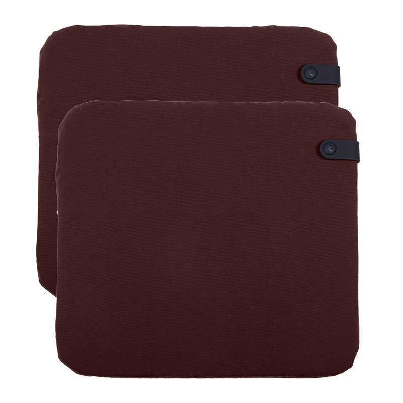 fermob sitzkissen set color mix weinrot 77791
