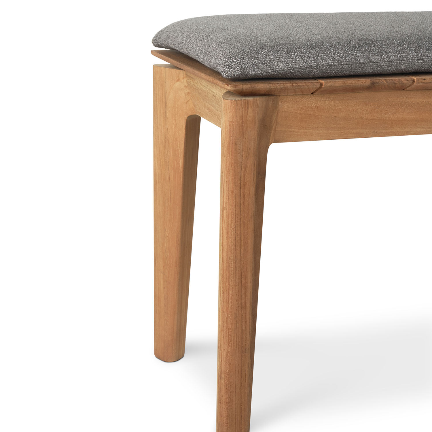 ethnicraft bok bank teak polster mocha detail 98872