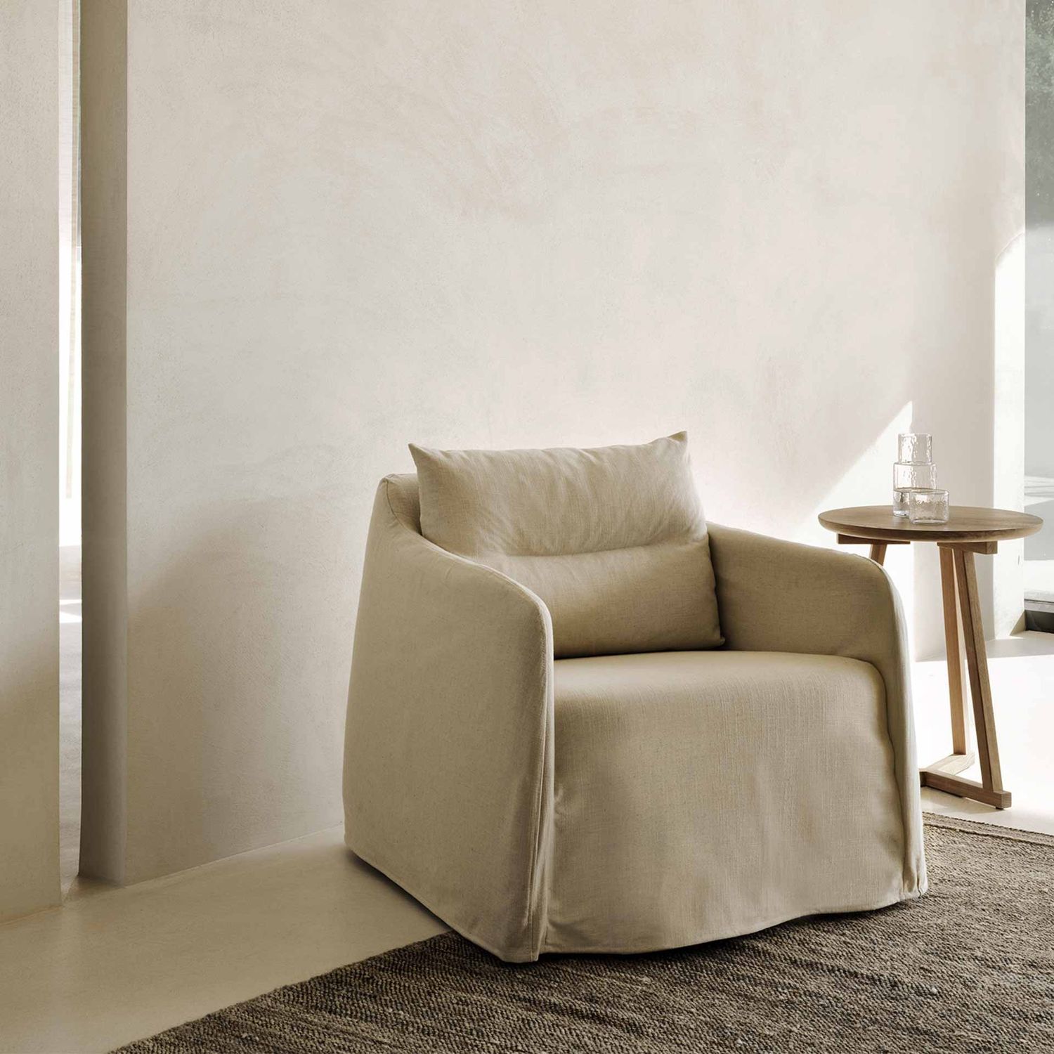 Ethnicraft - Weave Lounge Sessel bone