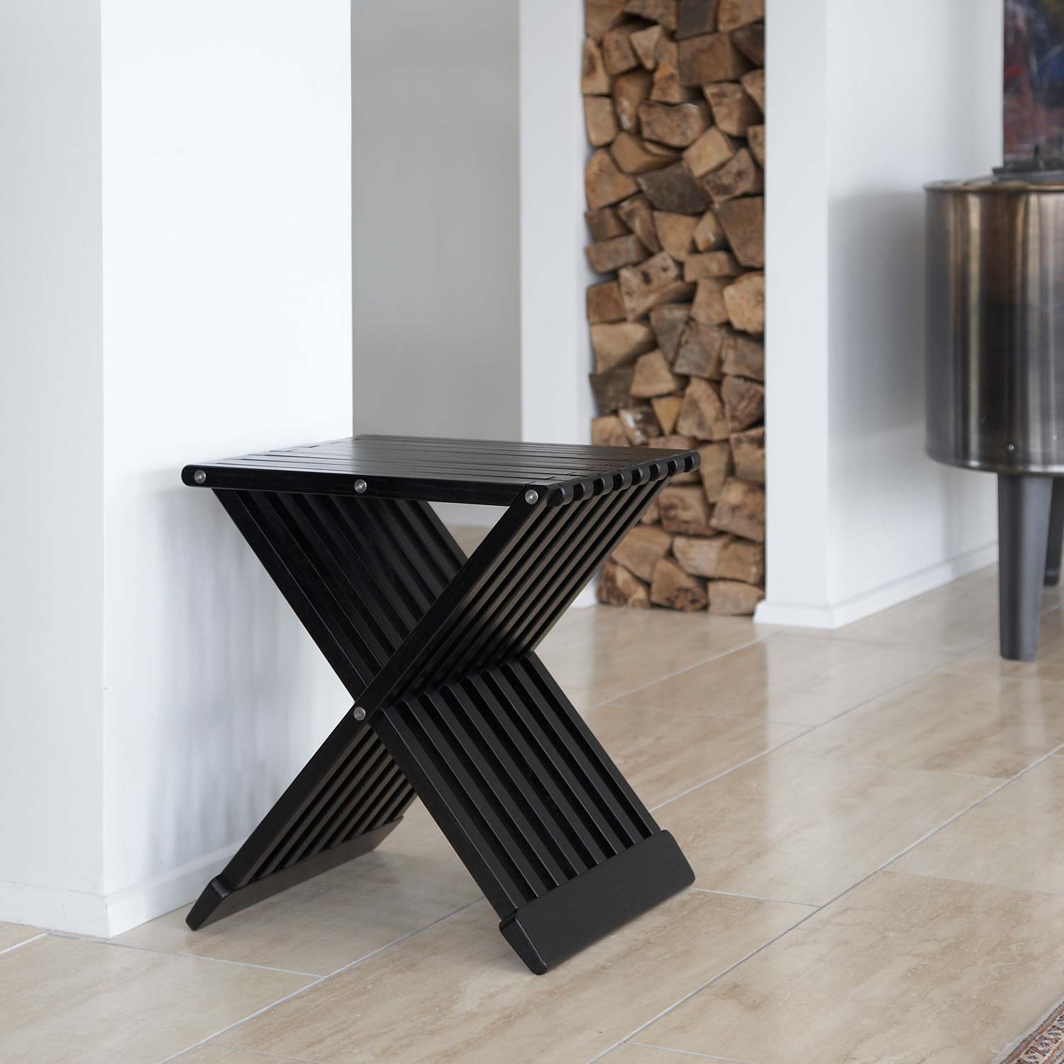 skagerak fionia hocker schwarz 2 24888