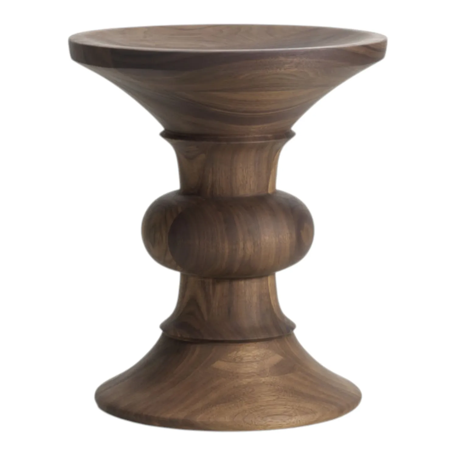 Vitra - Eames Hocker B Nussbaum dunkel