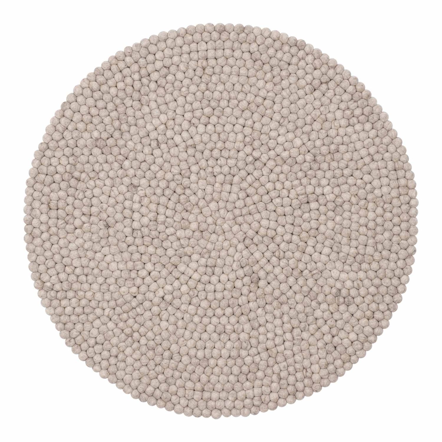 myfelt - Béla Filzkugelteppich rund 120 cm