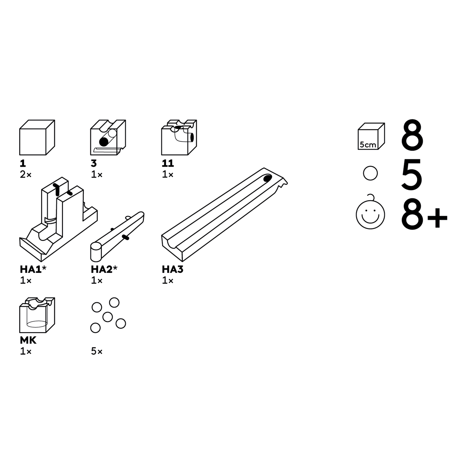 cuboro kick kugelbahn inhalt 81012