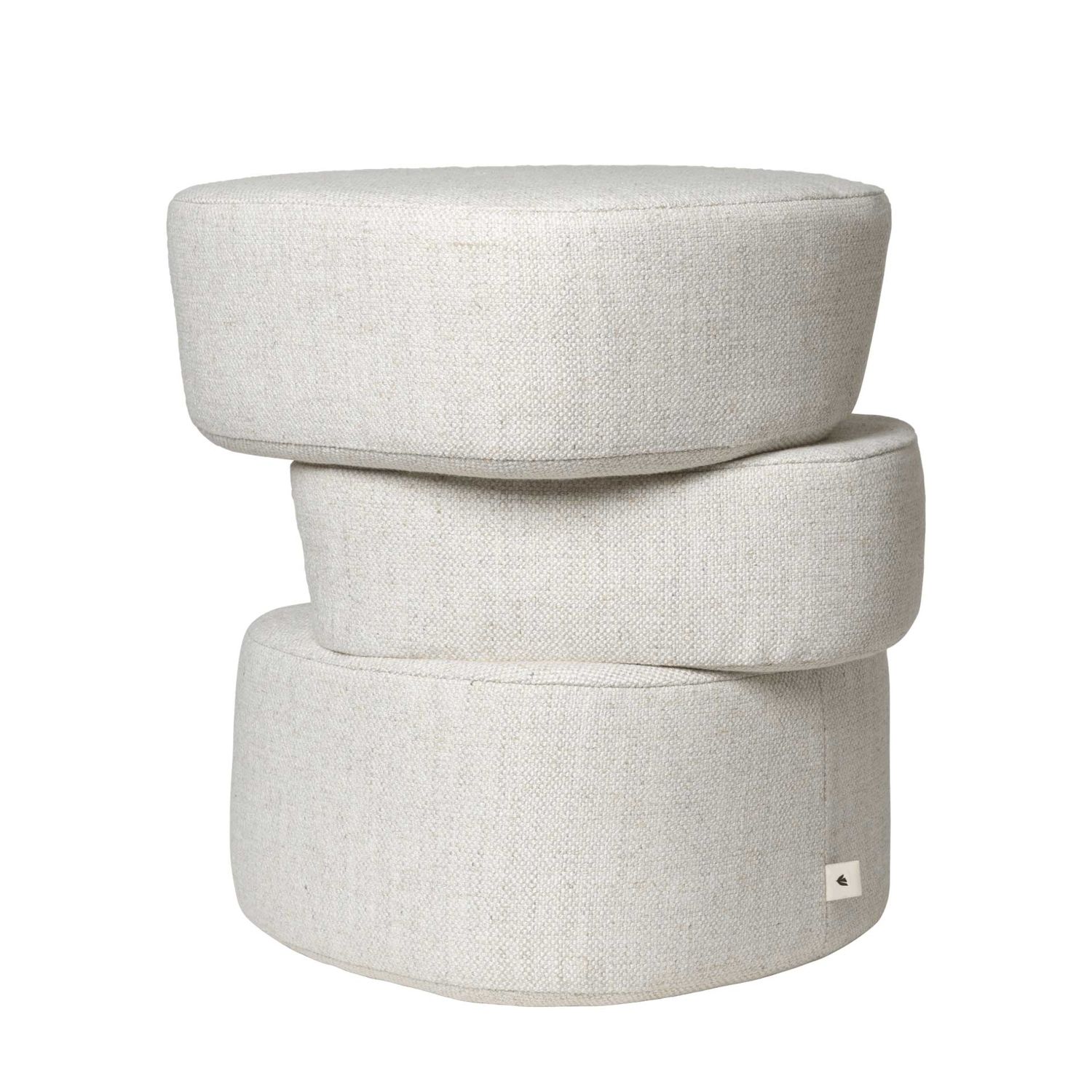 Ferm Living - Plyo Pouf Staple off-white