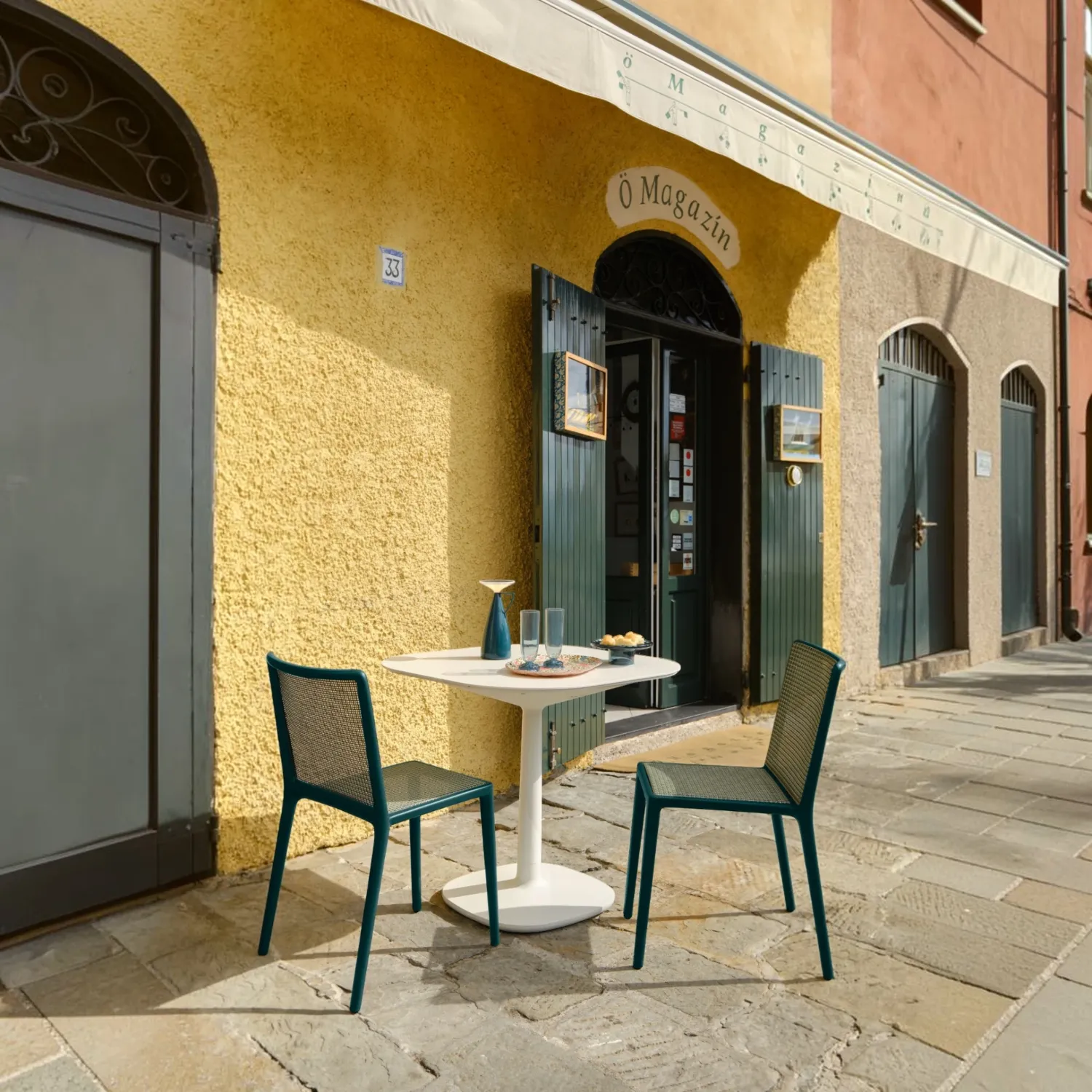 Kartell - Belvedere Tech Stuhl 2er-Set grün