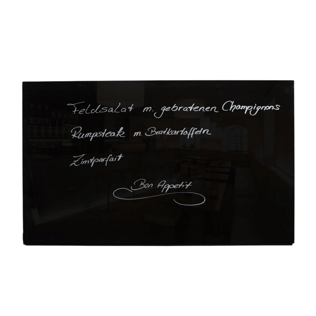 raum blick max magnettafel schwarz 100 60 13265