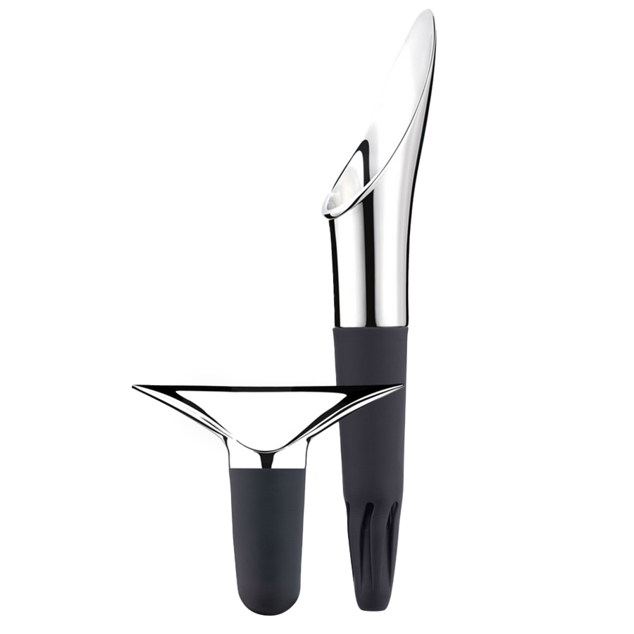Georg Jensen - Wine & Bar Weinflaschenverschluss + Ausgießer